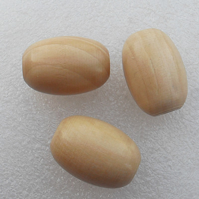 Wooden Jewelery Beads, Oval 16x13mm Hole:3mm, Sold by Bag