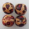 Wooden Jewelery Beads, Round 15x16mm Hole:4mm, Sold by PC