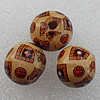 Wooden Jewelery Beads, Round 16x17mm Hole:4mm, Sold by PC