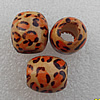 Wooden Jewelery Beads, Round 16x17mm Hole:7mm, Sold by PC