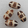 Wooden Jewelery Beads, Oval 20x11mm Hole:1mm, Sold by PC