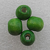 Wooden Jewelery Beads, Round 9x10mm Hole:3mm, Sold by Bag