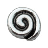 Bead Zinc Alloy Jewelry Findings Lead-free, 8x9mm, Hole:2mm, Sold by Bag
