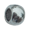 European Style Beads Zinc Alloy Jewelry Findings Lead-free, 4x7mm, Hole:4mm, Sold by Bag