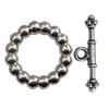 Clasp Zinc Alloy Jewelry Findings Lead-free, Loop:24mm, Bar:28x5mm Hole:2mm, Sold by Bag