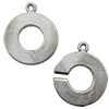 Clasp Zinc Alloy Jewelry Findings Lead-free, 20x24mm Hole:1.5mm, Sold by Bag