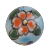 Porcelain beads, Round 8mm Hole:1mm, Sold by Bag