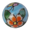 Porcelain beads, Round 12mm Hole:1mm, Sold by Bag