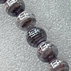 Plate Colorized Lampwork Beads, Round 12mm Hole: About 1.5mm, Sold by PC