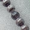 Plate Colorized Lampwork Beads, Round 14mm Hole: About 1.5mm, Sold by PC