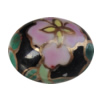 Porcelain beads, Oval 12x10mm Hole:1mm, Sold by Bag