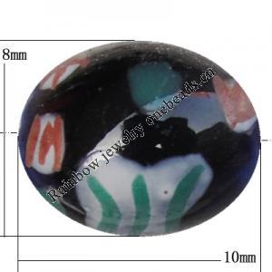 Porcelain beads, Ovalmm Hole:10x8mm, Sold by Bag