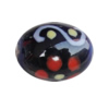 Porcelain beads, Oval 12x10mm Hole:1mm, Sold by Bag