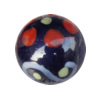 Porcelain beads, Round 12mm Hole:1mm, Sold by Bag