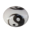 Porcelain beads, Oval 10x8mm Hole:1mm, Sold by Bag