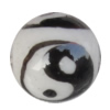 Porcelain beads, Round 10mm Hole:1mm, Sold by Bag