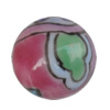 Porcelain beads, Round 10mm Hole:1mm, Sold by Bag