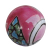 Porcelain beads, Round 12mm Hole:1mm, Sold by Bag