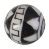 Porcelain beads, Round 8mm Hole:1mm, Sold by Bag