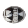 Porcelain beads, Oval 10x8mm Hole:1mm, Sold by Bag