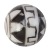 Porcelain beads, Round 12mm Hole:1mm, Sold by Bag