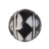 Porcelain beads, Round 8mm Hole:1mm, Sold by Bag