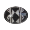 Porcelain beads, Oval 10x8mm Hole:1mm, Sold by Bag