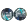 Drawbench Translucent Glass Beads, Round 6mm Hole:1mm, Sold per 32-Inch Strand 