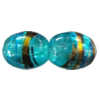 Drawbench Translucent Glass Beads, Oval 8x5mm Hole:0.8mm, Sold per 32-Inch Strand 