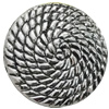 Jewelry findings, CCB plastic Beads Antique Silver, Flat Round 33mm Hole:2mm, Sold by Bag
