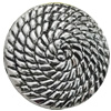 Jewelry findings, CCB plastic Beads Antique Silver, Flat Round 33mm Hole:2mm, Sold by Bag