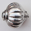 Jewelry findings, CCB plastic Beads Antique Silver, Lantern 14x14mm Hole:2mm, Sold by Bag