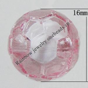 Fantastic Acrylic Beads, 16mm Hole:2mm, Sold by Bag