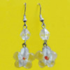 Lampwork Earring, About:15mm Length:45mm, Sold by Pair