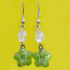 Lampwork Earring, About:15mm Length:45mm, Sold by Pair