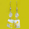 Lampwork Earring, About:16x8mm Length:45mm, Sold by Pair