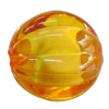Fantastic Acrylic Beads, Fluted Round 12mm Hole:2mm, Sold by Bag