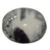 Porcelain beads, Flat Oval 28x24mm, Sold by Bag