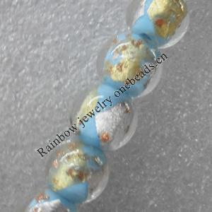 Lampwork Beads, Round 14mm Hole: About 1.5mm, Sold by PC