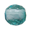 Fantastic Acrylic Beads, Faceted Round 10mm Hole:1.5mm, Sold by Bag