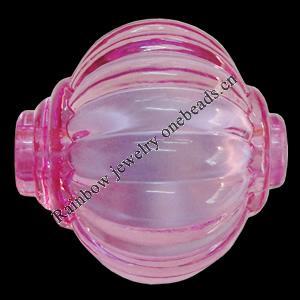 Fantastic Acrylic Beads, Lantern 30x28mm Hole:4mm, Sold by Bag