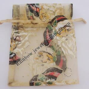 Organza Gift Jewelry Bag, 70x90mm Sold by Bag