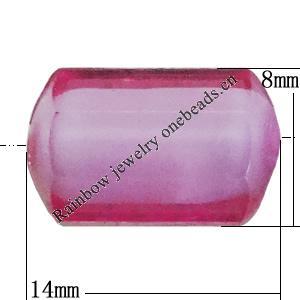Fantastic Acrylic Beads, 14x8mm Hole:2mm, Sold by Bag