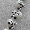 Lampwork Beads, Heart 12mm Hole: About 1.5mm, Sold by PC
