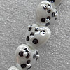 Lampwork Beads, Heart 16mm Hole: About 1.5mm, Sold by PC