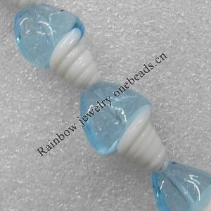 Lampwork Beads, 18x29mm Hole: About 1.5mm, Sold by PC