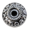 Jewelry findings, CCB plastic Beads Antique silver, Flat Round 16x16mm Hole:3mm, Sold by Bag