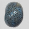 Porcelain beads, Flat Drum 14x10mm, Sold by Bag