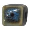 Porcelain beads, Cube 8x8mm, Sold by Bag