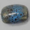 Porcelain beads, Oval 12x9mm, Sold by Bag